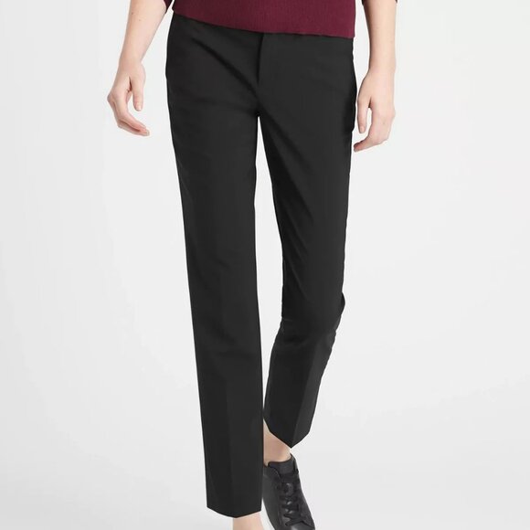 Banana Republic Ryan Fit Wool Dress Pant size 0 Black - Picture 1 of 4